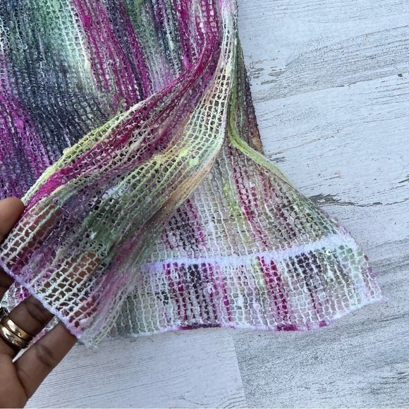 Jess & Jane Swim Coverup Layering Over Tank Top Artistry Piece Womens Large Art - Picture 6 of 13